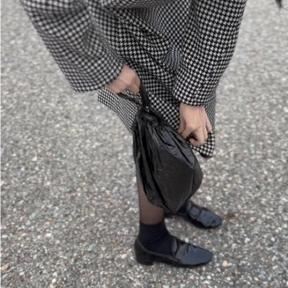 Black and White Houndstooth Dress